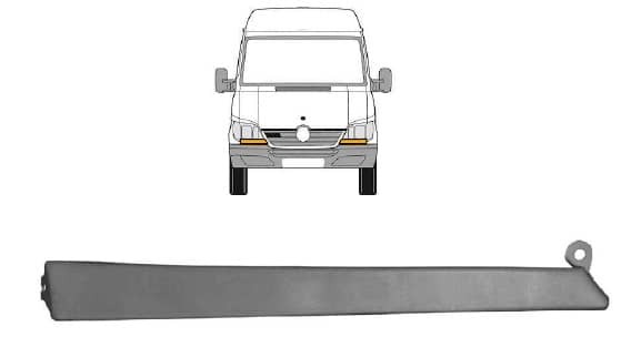 Ремчастина Металева Передня Права Mercedes-Benz Sprinter 2000-2006