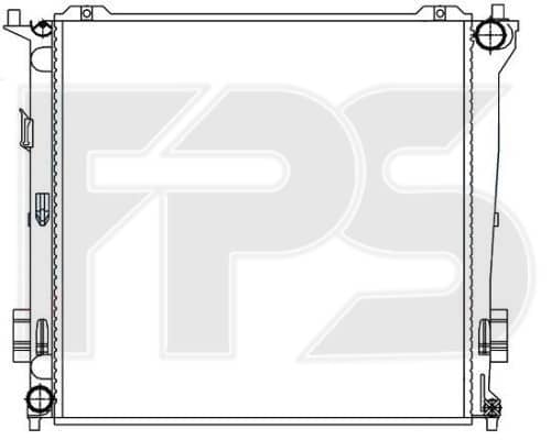 Радіатор Охолодження Hyundai i30 2007-2012, 253101H600, 253101H600AS, 253101H610, 253101H610AS