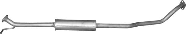 Глушник Посередені Opel Agila 2008-2015, 4709332, 4711621, 93194220, 95507980, 1425073KA0