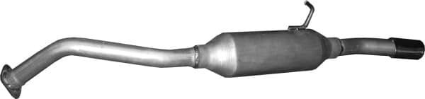 Глушник Задній Toyota Corolla 2007-2009, 1743022530, 1743037170