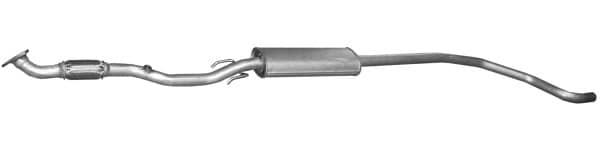 Глушник Посередені Opel Corsa 2007-2011, 13220793, 5852595
