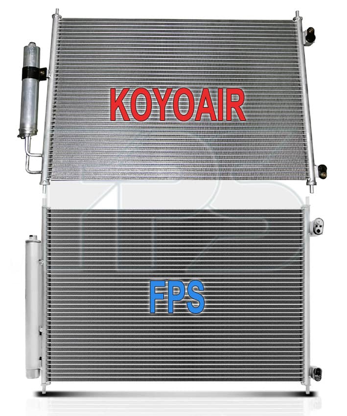 Радіатор кондиціонера Nissan Rogue 2007-2013, 92100JG000