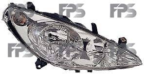 Фара Передня Передня Права Peugeot 307 2001-2005, 6205Z3, 6205ZR
