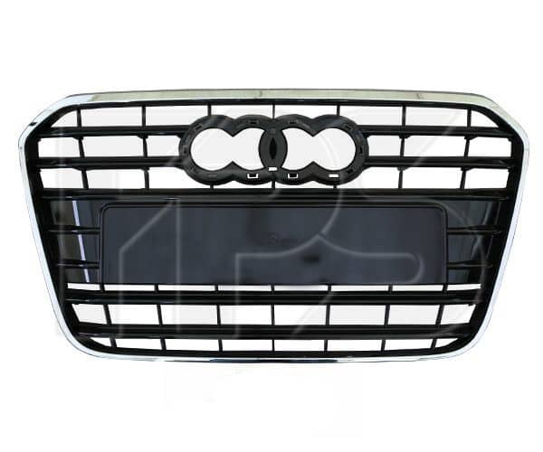 Решітка радіатора пластикова AUDI A6 2011-2014