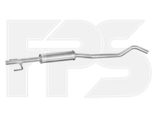 Глушник Посередені Opel Corsa 2001-2003, 58 52 127