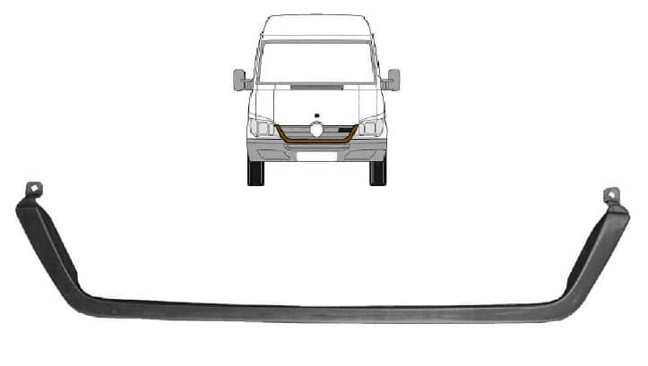 Ремчастина Металева Передня Права Mercedes-Benz Sprinter 2000-2006