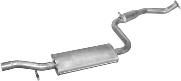 Глушник Посередені Volvo S40 1996-2003, 3-08-16204, 3-08-54941