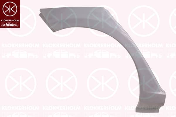 Ремчастина Металева Задня Права Mazda 2 2007-2011