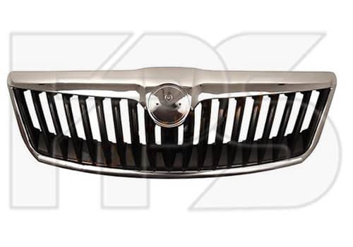 Решітка Пластикова Передня Права Skoda Octavia 2005-2009, 1Z0 853 661 A 739, 1Z0 853 668 A, 1Z0 853 668 A 9B9, 1Z0853661A