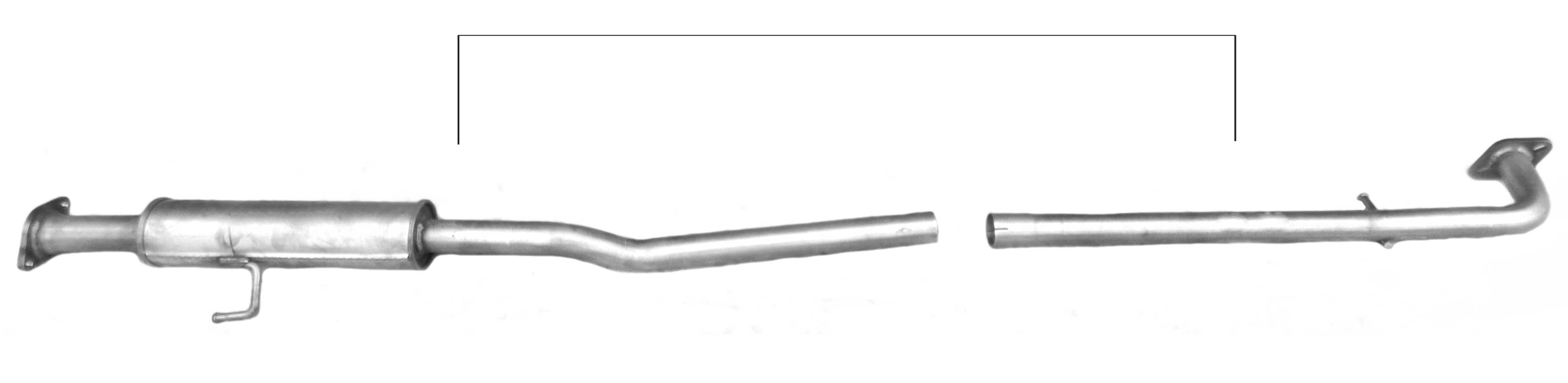 Глушник Посередені Toyota Camry 2002-2006, 1742028470