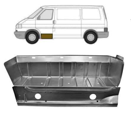 Ремчастина Металева Передня Ліва Volkswagen Transporter 1990-2003