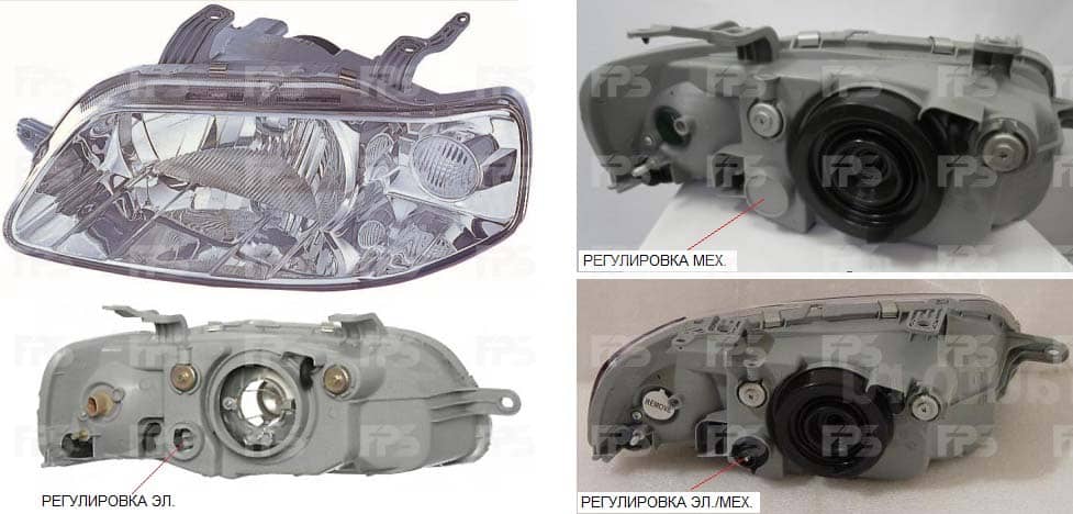 Фара Передня Передня Ліва Chevrolet Aveo 2002-2008, 96540255