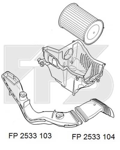 Ремчастина пластикова FORD C-MAX 2003-2007