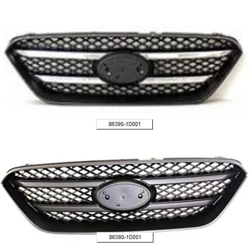 Решітка Бампера Kia Carens 2006-2012