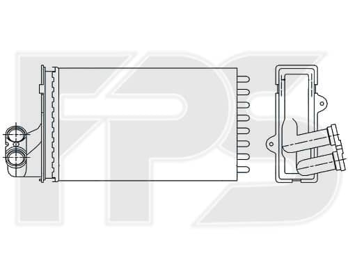Радіатор Пічки Peugeot 405 1987-1996, 644874