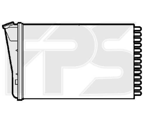 Радіатор Пічки Opel Omega 1994-1999, 1618026, 1618248, 90379972, 90487635, 9194851, 9194857, 9194858, 9194859, 9200590