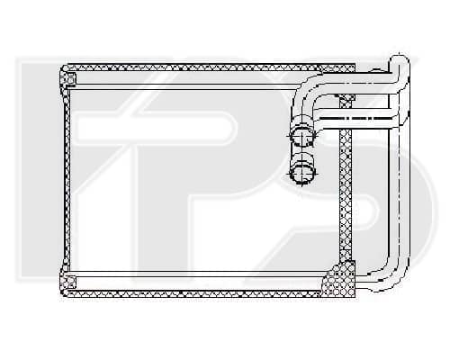 Радіатор Пічки Hyundai Grandeur / Azera 2005-2011, 971383K000