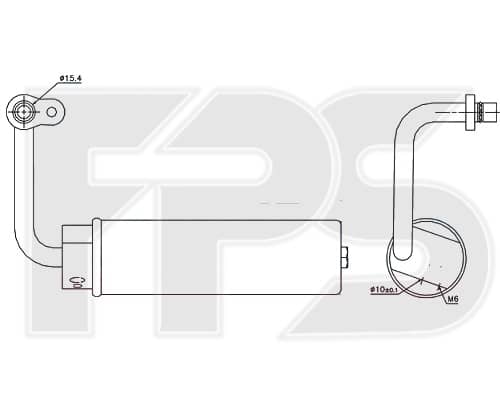 Осушувач Кондиціонера Nissan Qashqai 2006-2009, 92131JD20A
