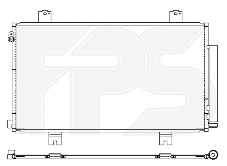 Радіатор кондиціонера Honda CRV 2022+, 801003D0A01