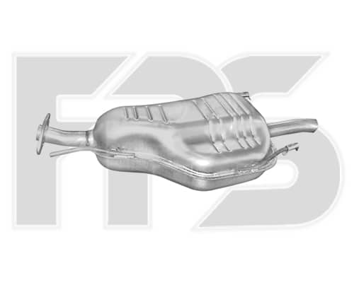 Глушник Задній Opel Astra 1998-2009, 58 52 456