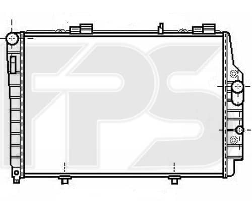 Радіатор Охолодження Mercedes-Benz C-Class 1993-2000, 2025008103, 2025008203, A2025008103, A2025008203