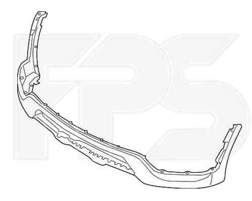 Бампер Передній Правий Hyundai Santa FE 2012-2015