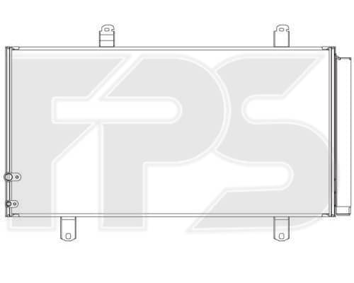 Радіатор кондиціонера Lexus ES 2006-2012, 8846006210, 8846007060, 8846007070, 8846033100, 8846006190