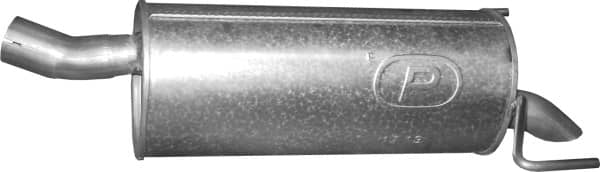 Глушник Задній Opel Astra 2003-2014, 13195871, 5852466, 5852467