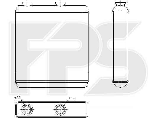 Радіатор Пічки Opel Meriva 2003-2010, 1618288, 93175260