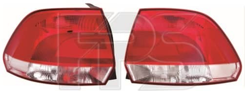 Ліхтар Задній Задній Лівий Volkswagen Polo 2009-2015, 6RU945111F