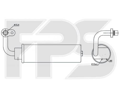 Осушувач Кондиціонера Nissan Qashqai 2006-2009, 92131JD00A