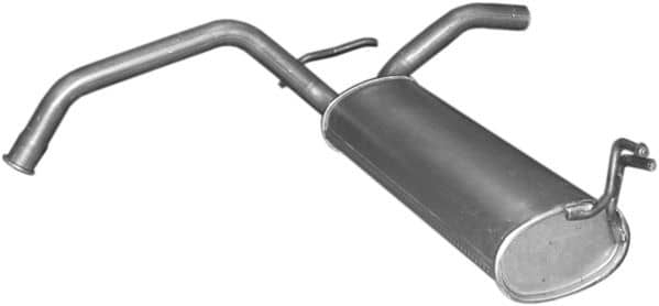 Глушник Задній Citroen C1 2005-2012, 1730.H0, 1730.HO, 17430-OQ010
