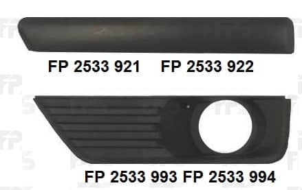 Полоска пластикова FORD FOCUS 2005-2008