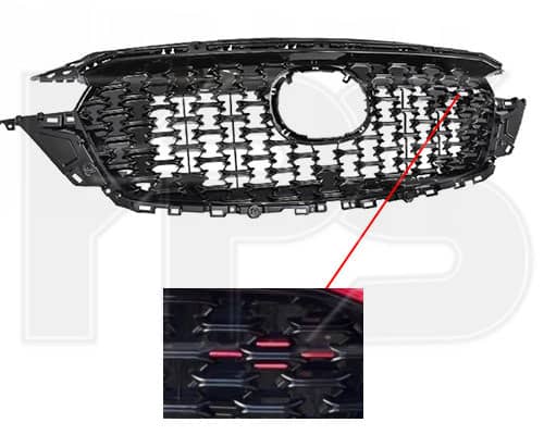 Решітка Пластикова Передня Права Mazda CX-5 2022-2025