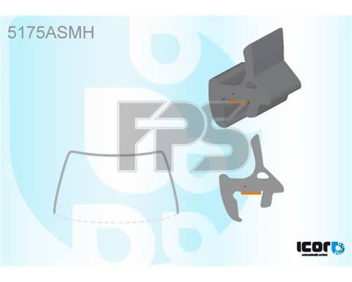 Молдінг Скла Гумовий Mazda 3 2009-2012