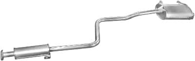Глушник Посередені Suzuki Swift 1989-1996, 14300-60B00, 14300-60E70, 1430063B20, 1430063E10, 14300-66E30