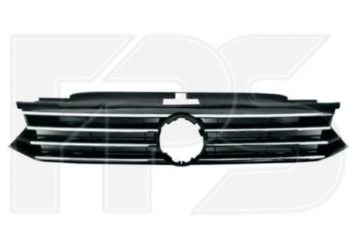 Решітка Пластикова Передня Права Volkswagen Passat 2015-2019