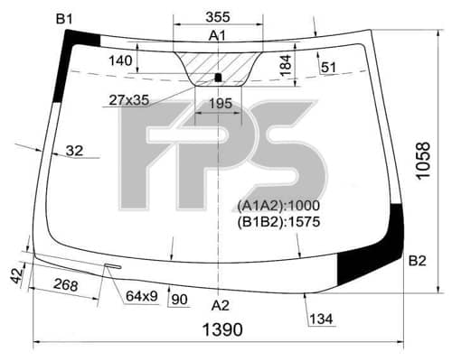 Скло Автомобільне(вітрове) Hyundai Elantra 2011-2014