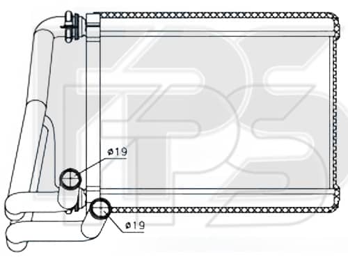 Радіатор Пічки Hyundai ix35 2010-2015, 971382Y000