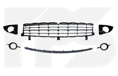 Решітка Пластикова Передня Права Renault Scenic / Grand Scenic 2003-2008