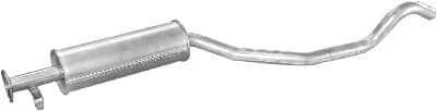 Глушник Посередені Opel Vectra 1988-1995, 5852864, 852874, 90265503
