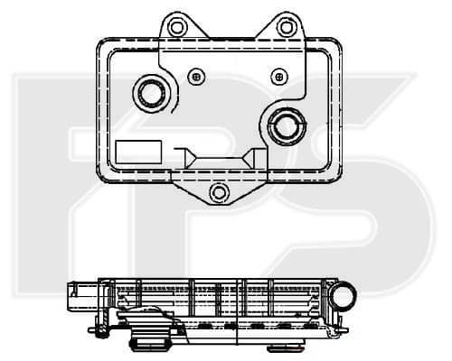 Радіатор Масляний Mercedes-Benz V-Class 1996-2002, 6011800065, A6011800065