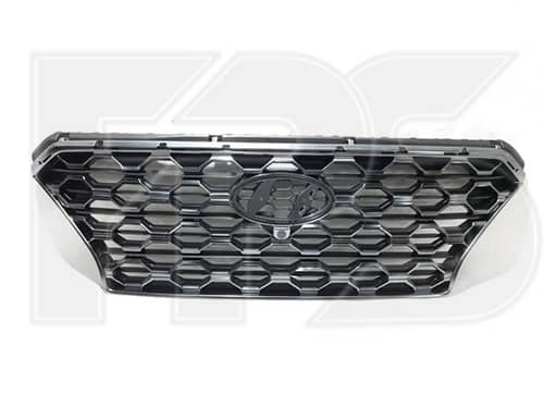 Решітка Пластикова Передня Права Hyundai Santa FE 2018-2020