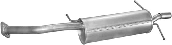 Глушник Задній Mazda 626 1992-1997, FP09-40-100, FP09-40-100A, FS05-40-100A, FS05-40-100D, FS08-40-100A, FS08-40-100B, FS08-40-100C, FS08-40-100D, FS54-40-100A