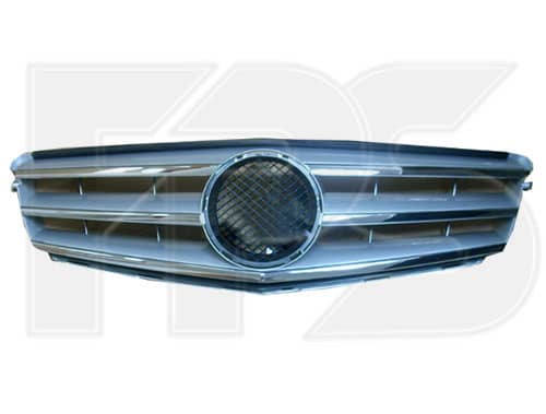 Решітка Пластикова Передня Права Mercedes-Benz C-Class 2007-2011