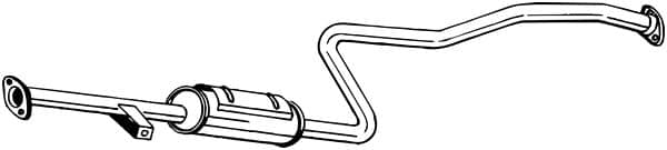 Глушник Посередені Suzuki Swift 1989-1996, 1426066E20, 1426070C30, 1426070C50, 1426070C60