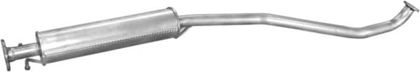 Глушник Посередені Chevrolet Lacetti 2003-2013, 96553593