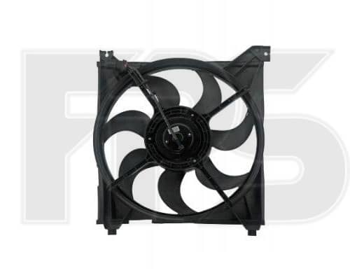 Вентилятор Радіатора (в Зборі) Hyundai Santa FE 2001-2006, 2523138000, 2535026000, 2535038000, 2538026100, 2538026200, 2538026300, 2538038100, 253803A150, 2538626200, 2538638050, 253863A150, 2638026400, 2838026200
