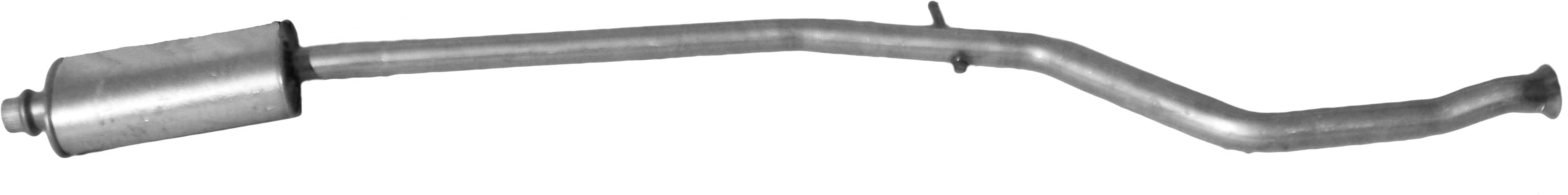 Глушник Посередені Peugeot 206 1998-2009, 1717AY, 1717AZ, 1717H8, 1717H9, 9809881280, E12816E, E12877A
