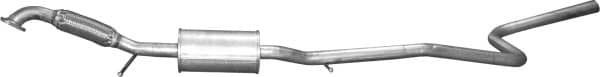 Глушник Посередені Ford Fiesta 2002-2006, 1140451, 1146860, 1356024, C60140500A